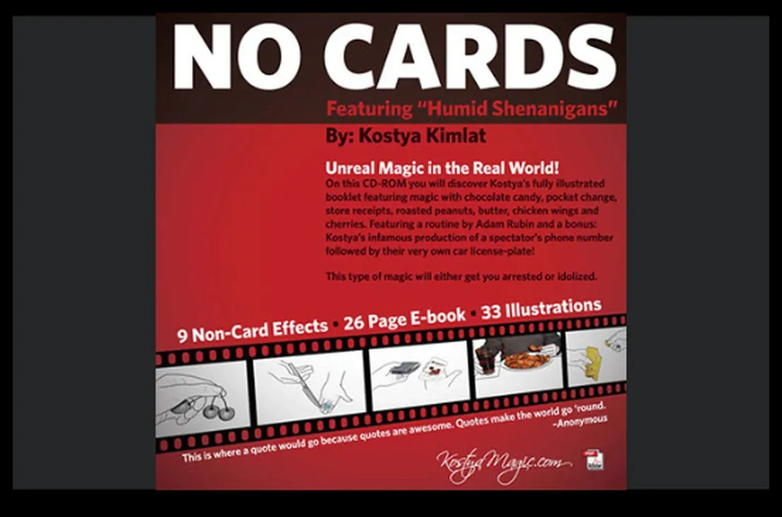 Cover of No Cards: Humid Shenanigans by Kostya Kimlat